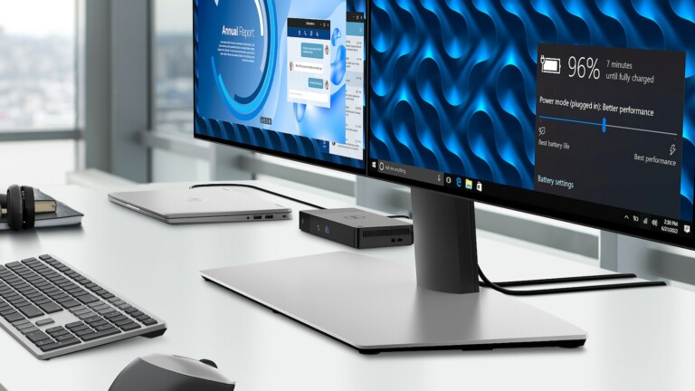 Dell Thunderbolt Dock WD22TB4 has a swappable design to upgrade modules for productivity