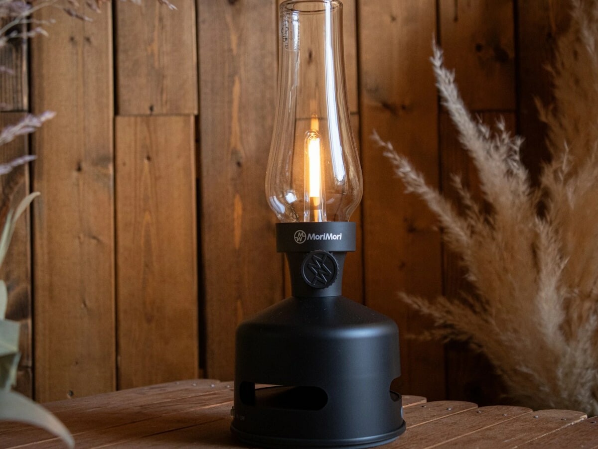 MoriMori LED Lantern Speaker produces omnidirectional sound and contains 2 features in 1