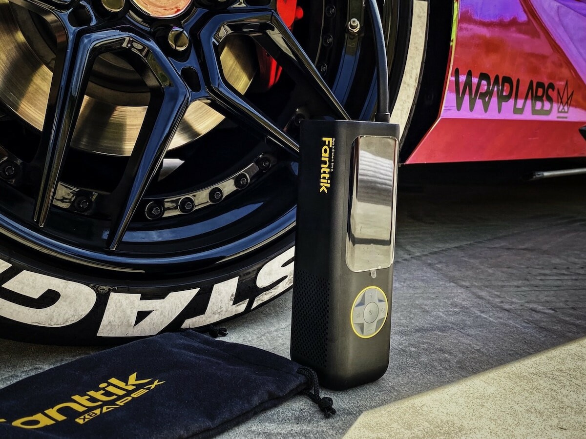 Fanttik X8 APEX tire inflator is a portable 150 PSI air compressor with