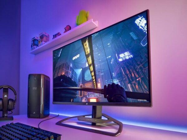 CORSAIR XENEON 32UHD144 gaming monitor has up to a 144 Hz refresh rate and a slim design