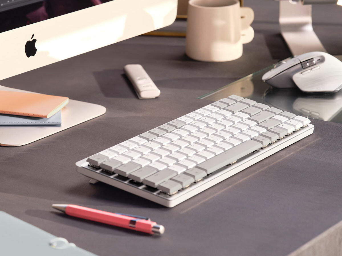 Logitech MX Mechanical Mini wireless keyboard for Mac is made with Tactile Quiet keys