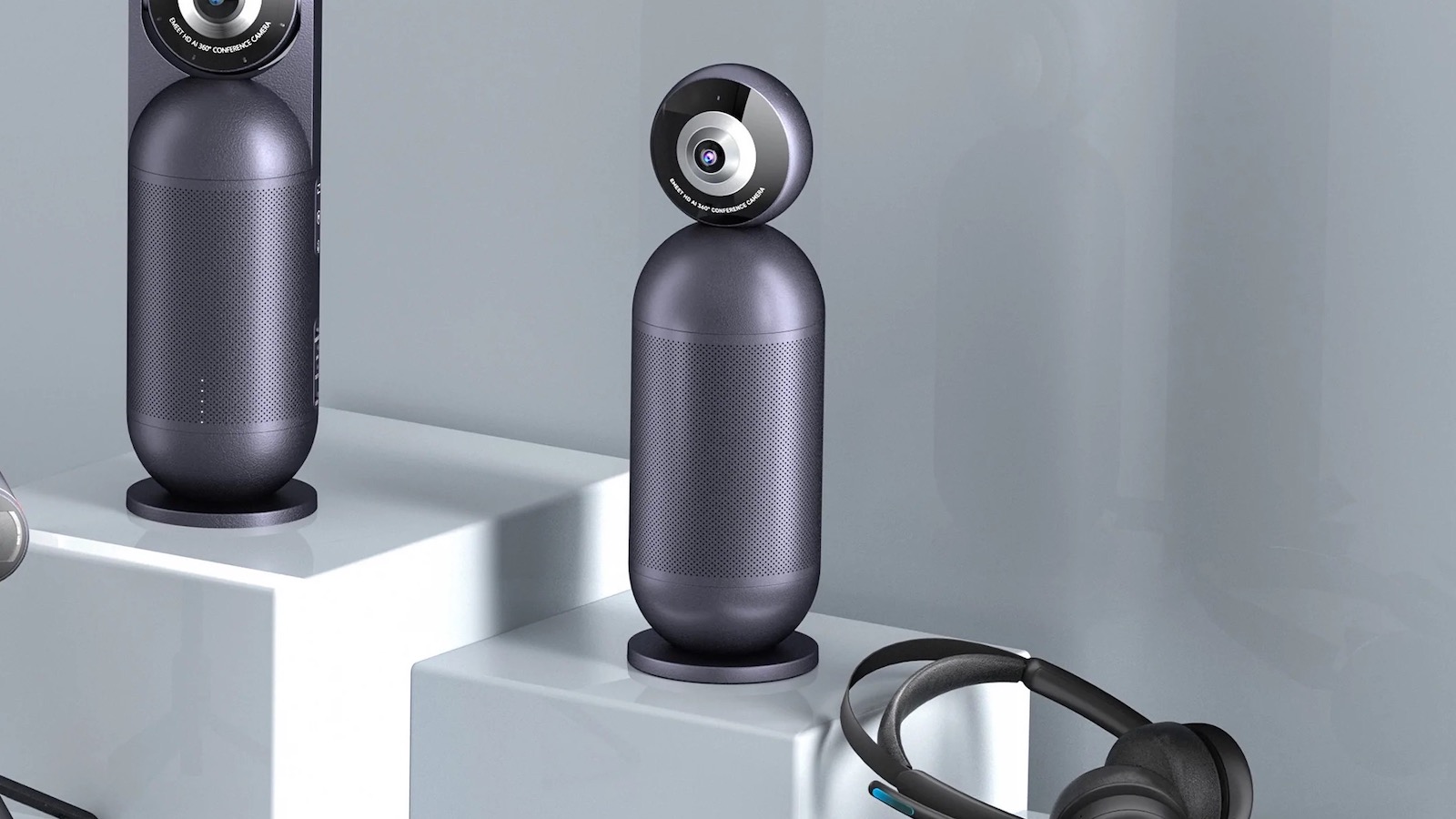 EMEET Meeting Capsule Pro AI 4K 360° videoconference camera offers pro
