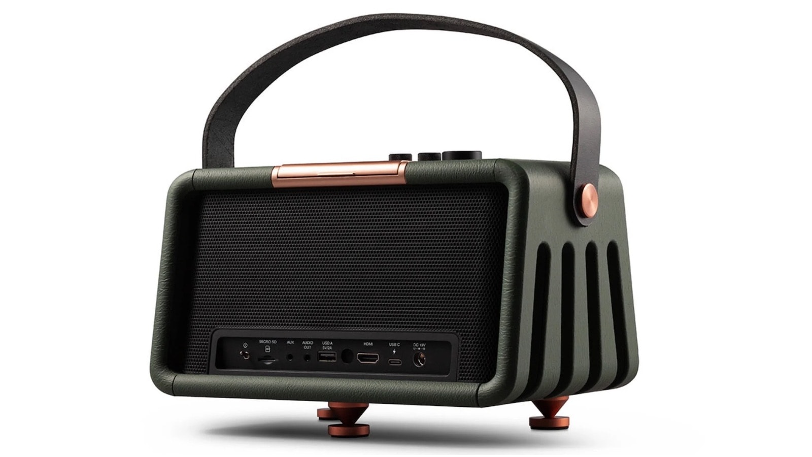 NOMVDIC X300 smart portable speaker & projector has a custom-built