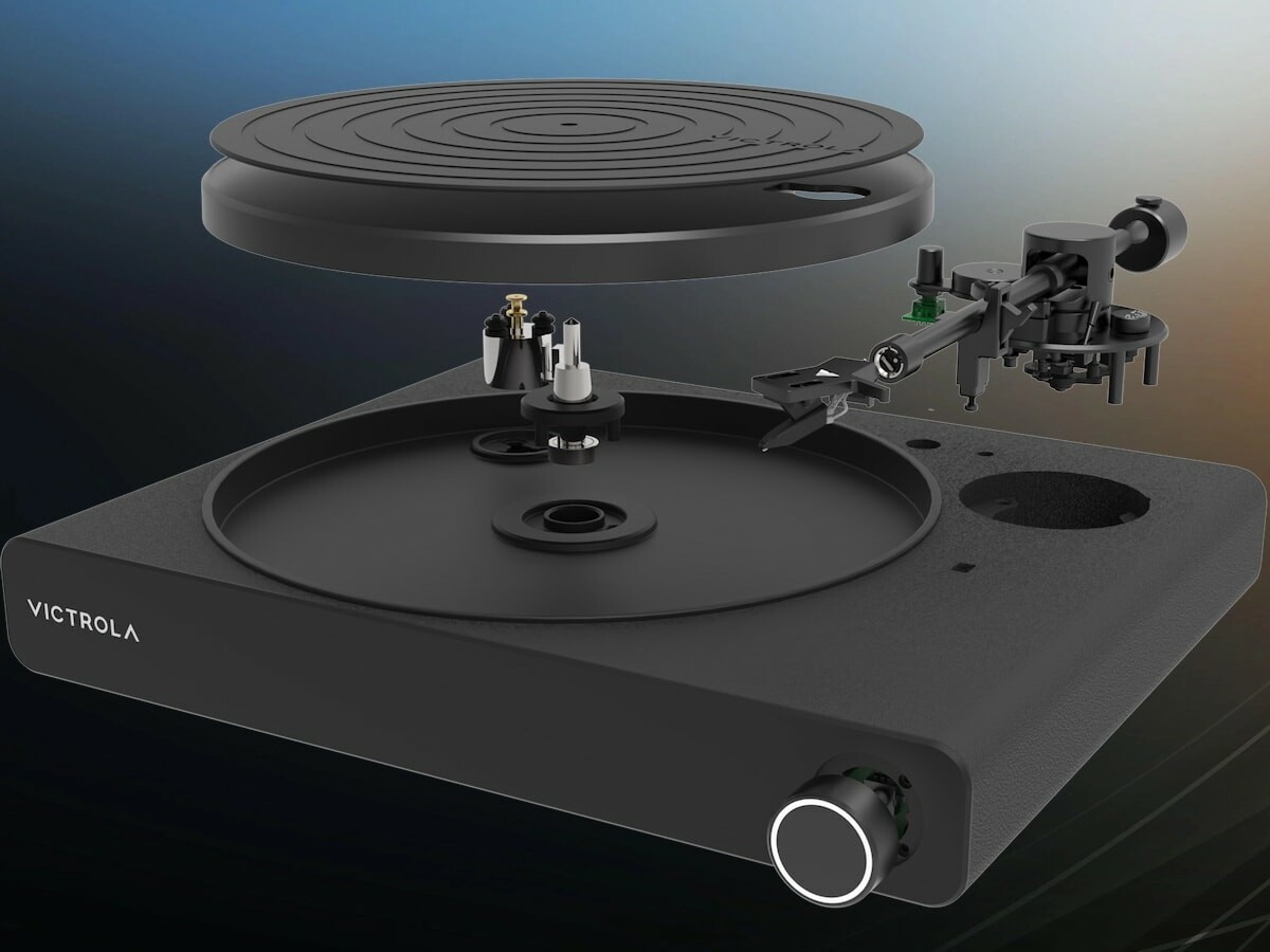Victrola Stream Onyx Works with Sonos Turntable lets you wirelessly