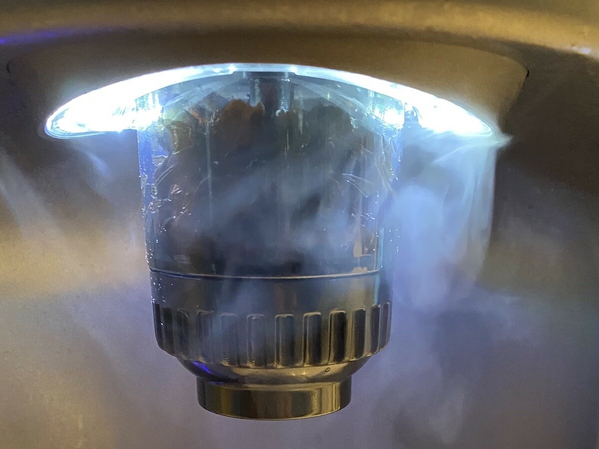 Affinitea luxury tea brewing system includes a machine that gives you a