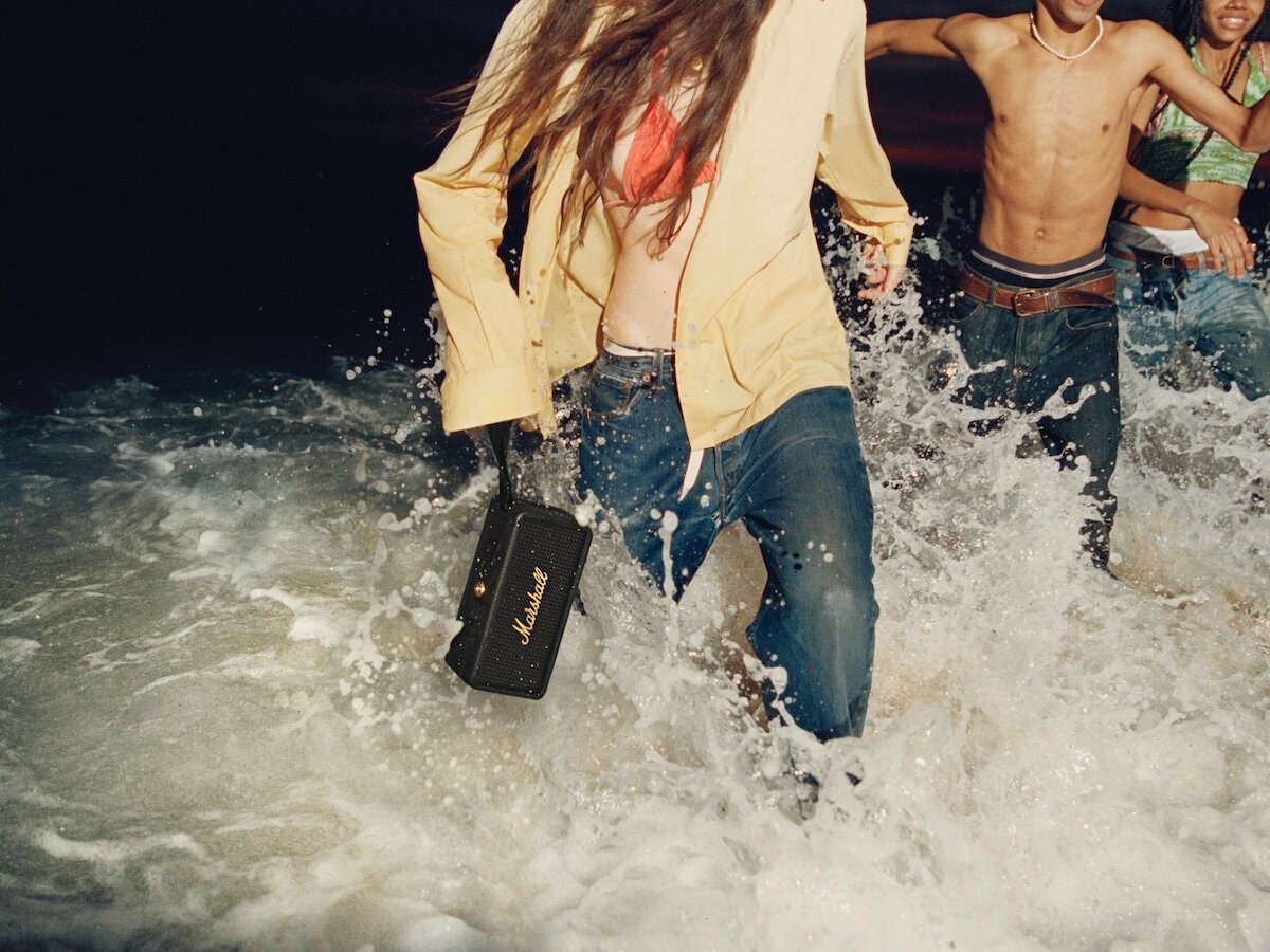 Marshall Middleton powerful portable speaker has a quadspeaker setup