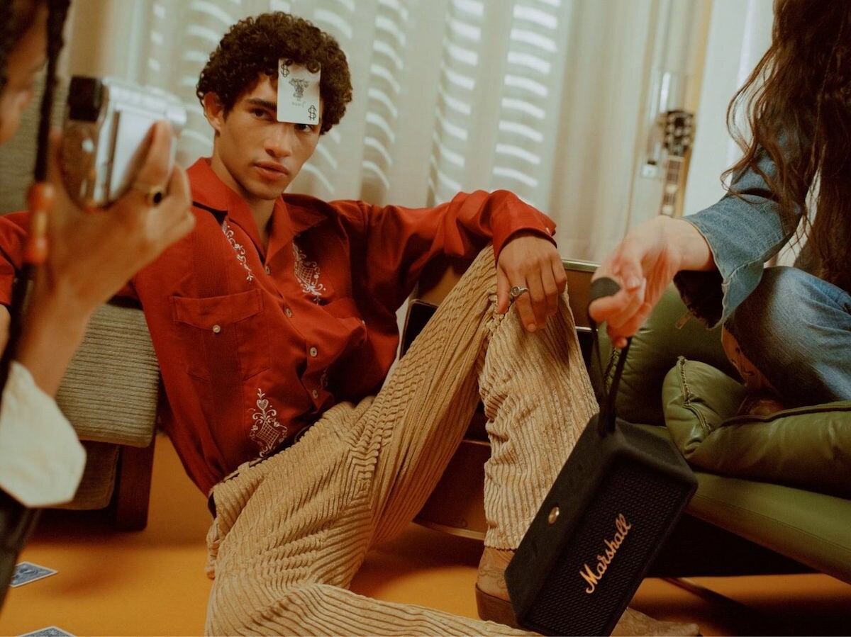 Marshall Middleton powerful portable speaker has a quadspeaker setup