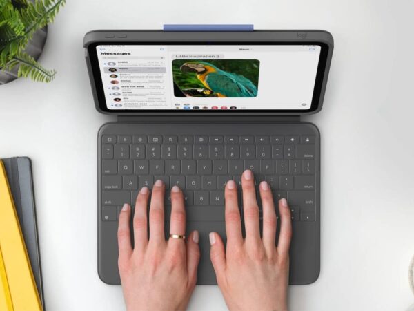 Logitech Rugged Folio ultra-protective iPad keyboard case comes with a Smart Connector