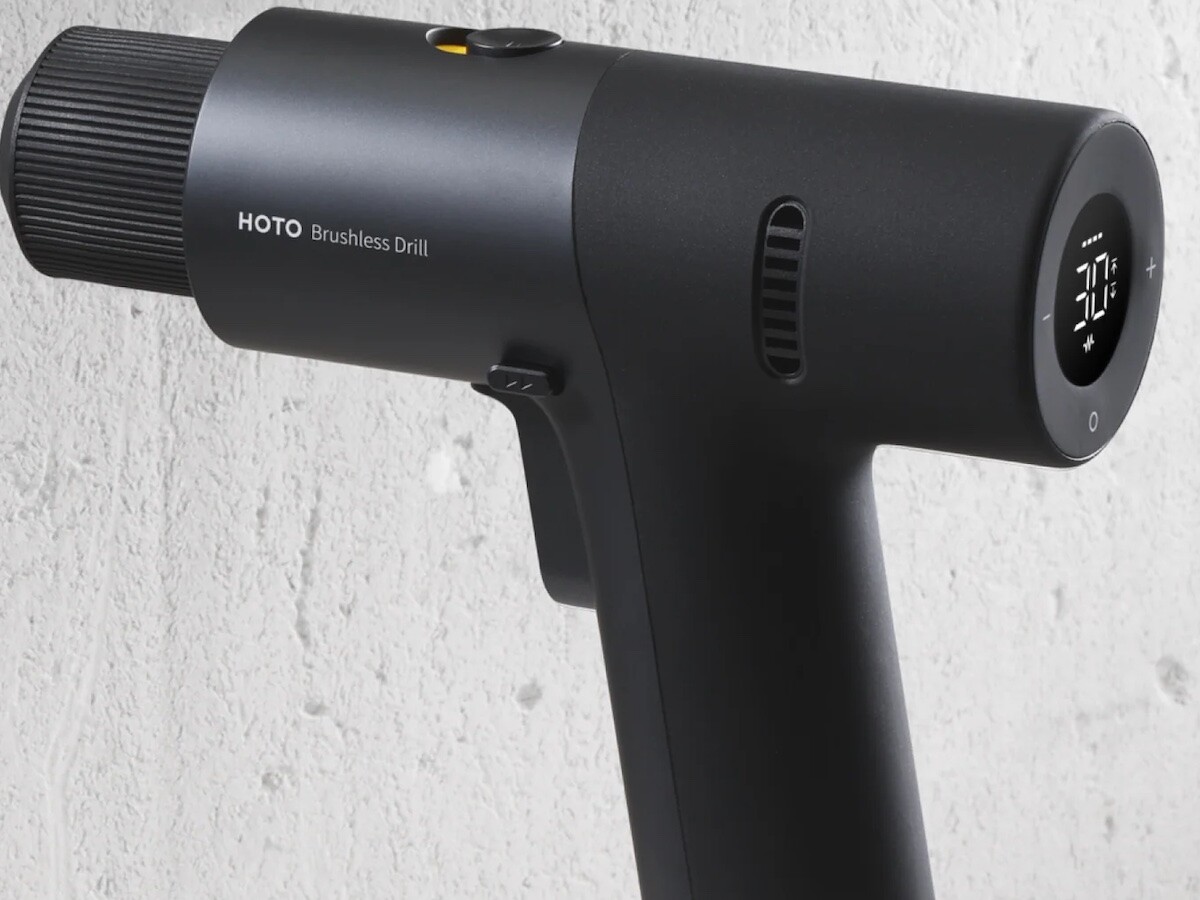 HOTO 12V Brushless Drill has a durable design