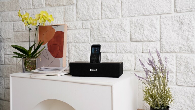ZUHO speaker with power station can charge as many as 6 to 8 devices simultaneously