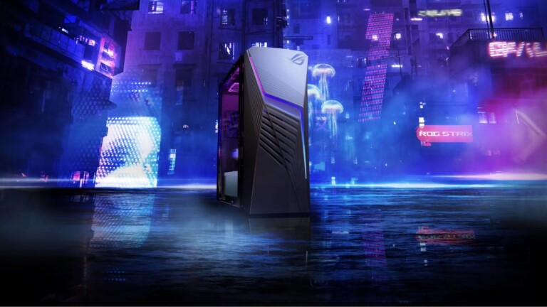 ASUS ROG Strix G13CH AI gaming desktop features up to an Intel Core i7-13700 processor