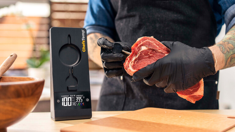 ChefsTemp ProTemp Plus next-generation wireless meat thermometer offers dual displays