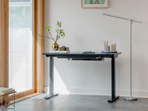 Branch Duo Frameless Standing Desk empowers work with an easy-to-assemble design