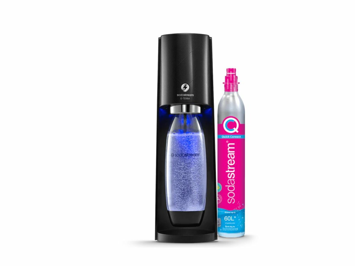 This sparkling water machine by SodaStream is energy efficient