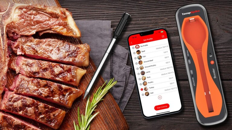 ThermoPro TempSpike truly wireless meat thermometer has an impressive 500-foot range