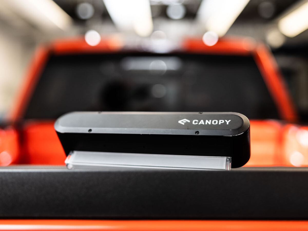 Canopy Pickup Cam video security device gives truck owners app-driven monitoring
