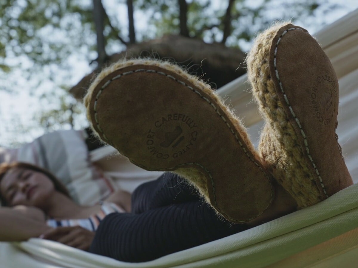Kingdom of Wow Sustainable Barefoot Indoor Footwear is hand-crocheted from wool & bamboo Kingdom of Wow Sustainable Barefoot Indoor Footwear is hand-crocheted from wool & bamboo