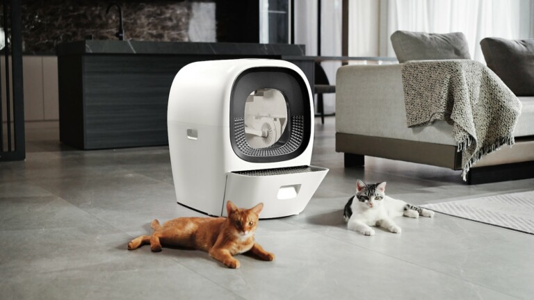 LALAHOME Real Scooper automatic-refilling litter box helps you care for your feline friend