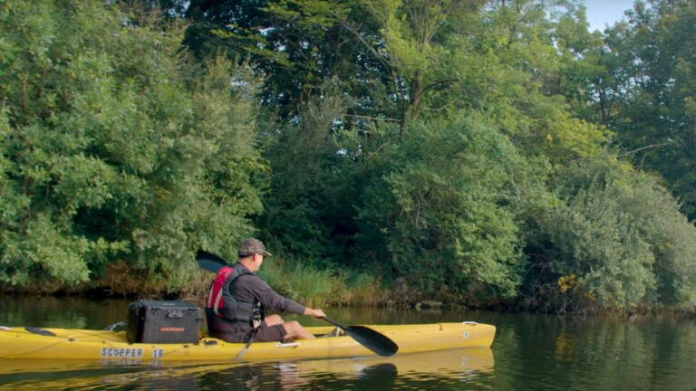 Swell Watercraft Scupper 16 Kayak has a patented drainage system for a lower ride