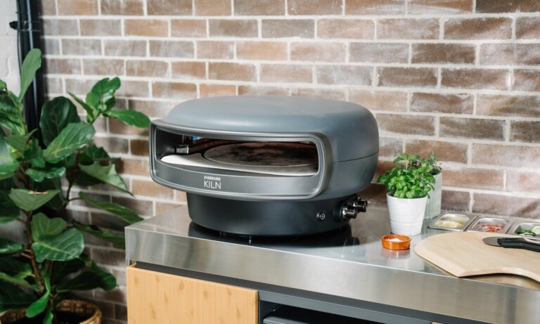 Everdure KILN R Series review: An outdoor pizza oven for home that has a rotating table
