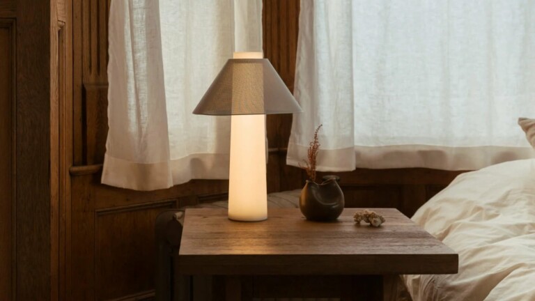 Loftie Sunrise Alarm smart bedside lamp awakens you gradually with morning light