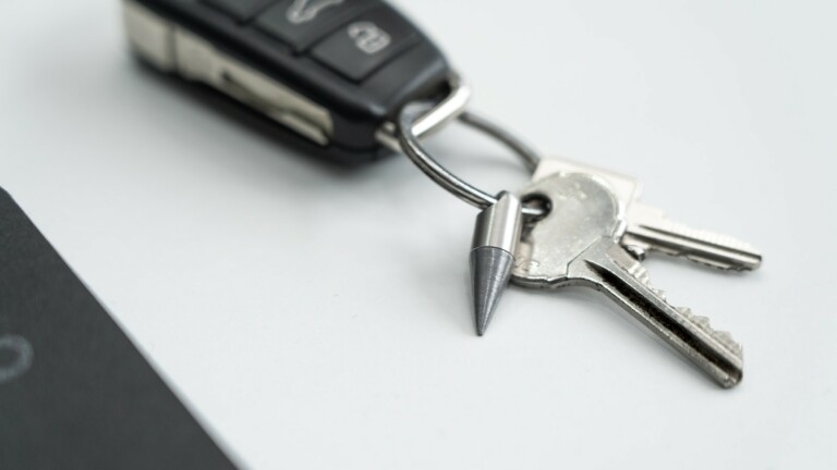 ForeverPen tiny inkless pen attaches to your keychain and never needs an ink refill