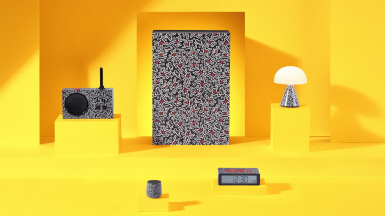 Lexon x Keith Haring collection includes a flip <em class="algolia-search-highlight">alarm</em> <em class="algolia-search-highlight">clock</em>, a portable speaker & more