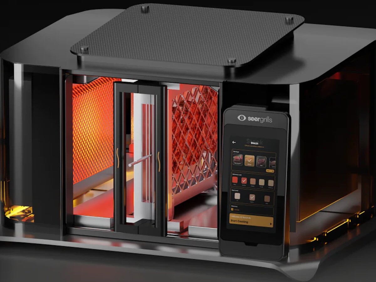 The Perfecta AIpowered grill offers intelligent cooking