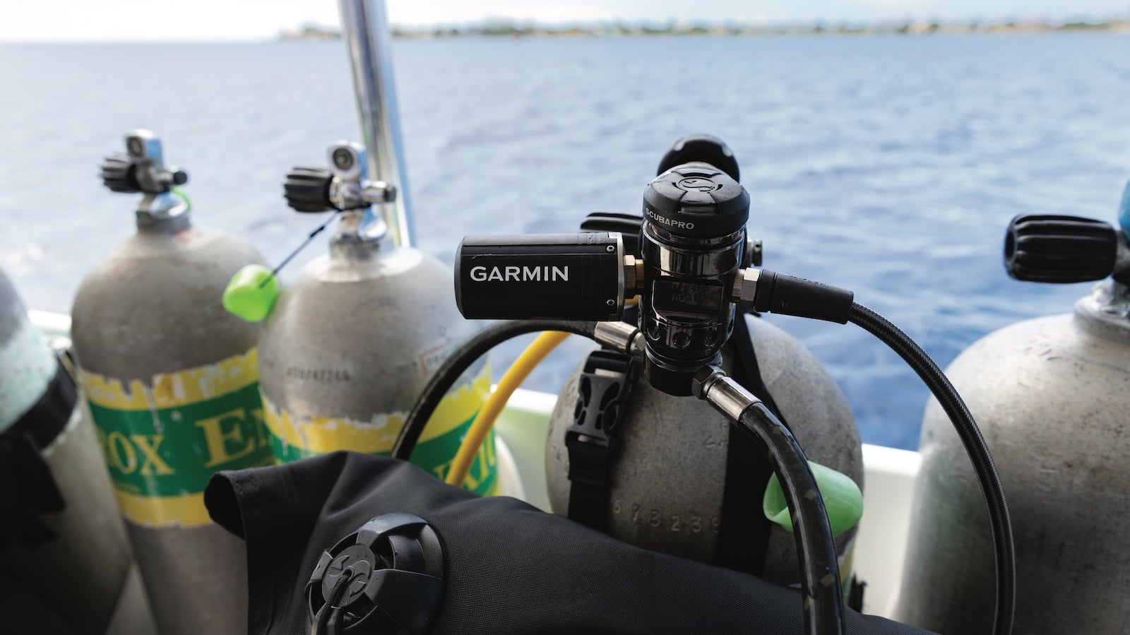 The Garmin Descent MK3 Dive Computer Series has sonar capabilities