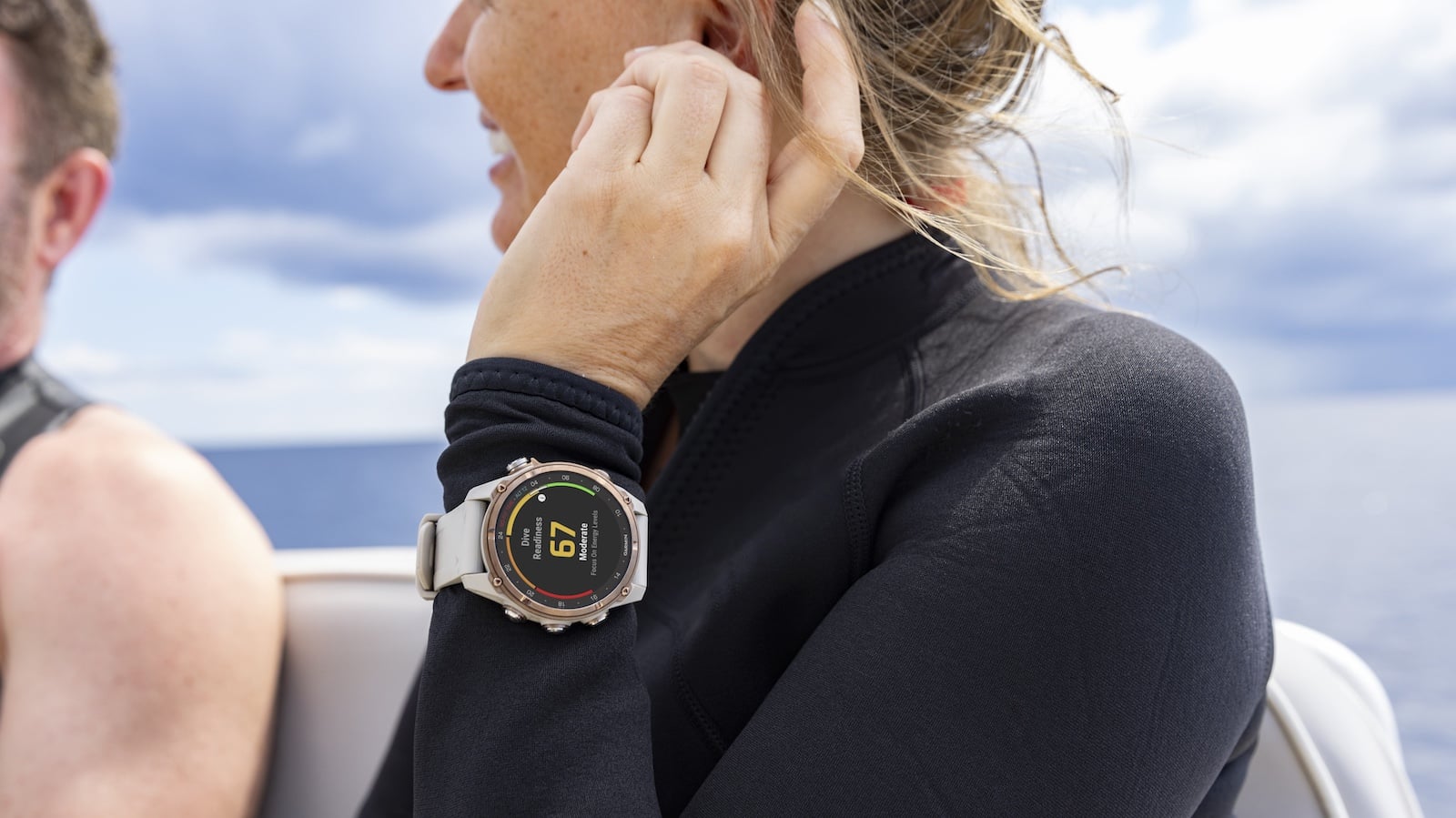 The Garmin Descent MK3 Dive Computer Series has sonar capabilities