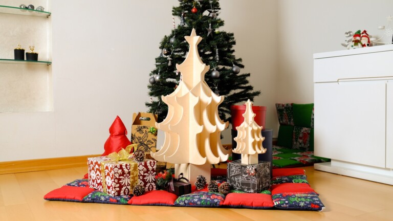 Kidodido Montessori Wooden Christmas Tree & Felt Ornaments Set offers timeless fun