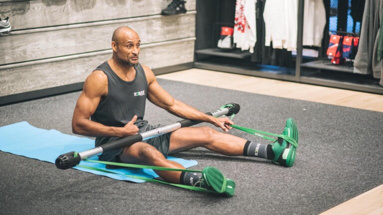 R3BAR Alpha-Pro + Workouts Package offers core, flexibility, mobility, and toning