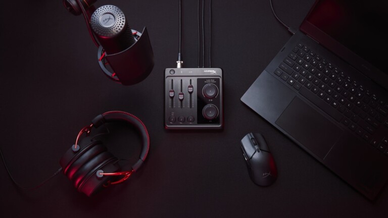 HyperX Audio Mixer for streamers offers simple and precise control of sound sources