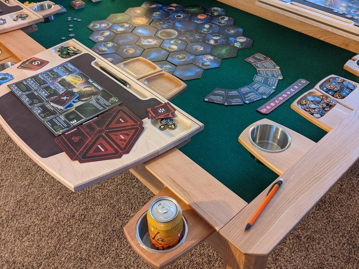The Modular Gaming Table by Wyrmwood looks like a normal table