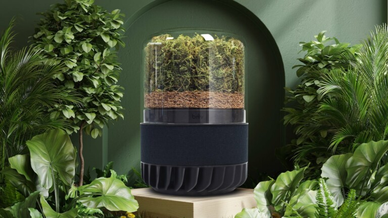 Briiv Pro 2.0 eco-friendly AI air purifier uses natural materials to filter out pollution
