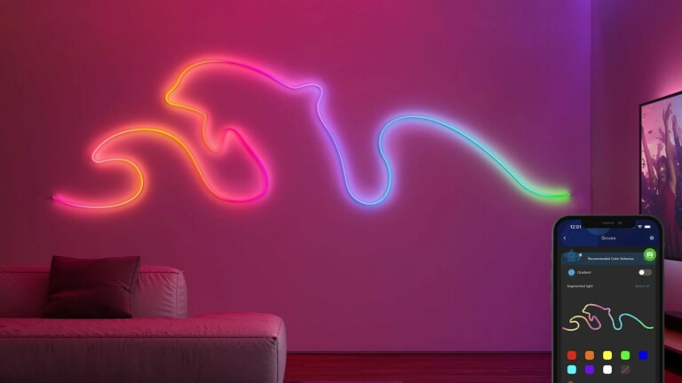 Govee Neon Rope Light 2 dynamic RGBIC lighting lets you create personalized effects