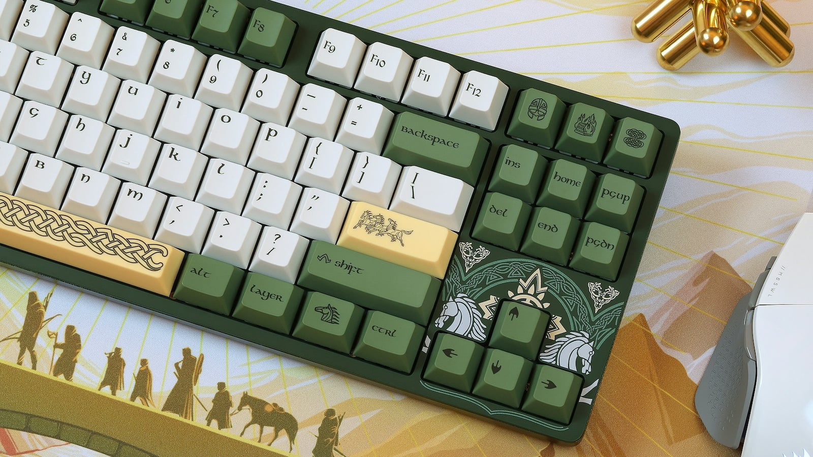 Drop + ロードオブザリング ローハン メカニカルキーボード（アルドブルグ） Drop + ロードオブザリング ローハン メカニカルキーボード