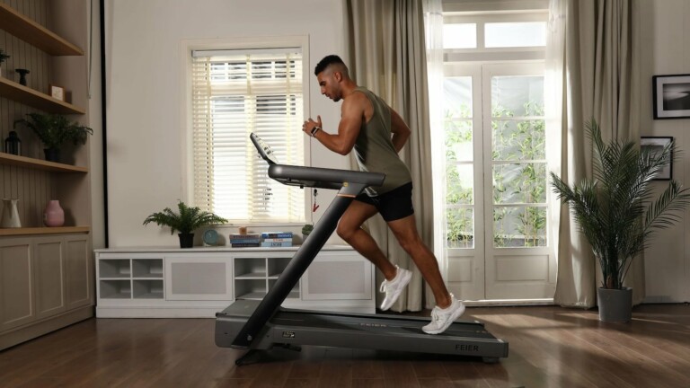Feier Treadmill STAR 100 is designed for home gyms so it’s easy to fold, move, and store