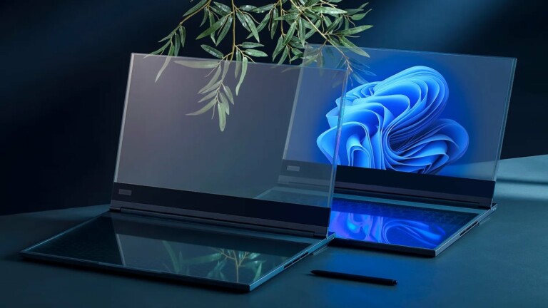 Lenovo Project Crystal transparent display laptop looks like it’s out of a Sci-Fi movie