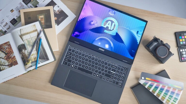 MSI Prestige 16 AI Evo laptop has up to an Intel Core Ultra 9 processor for intense use