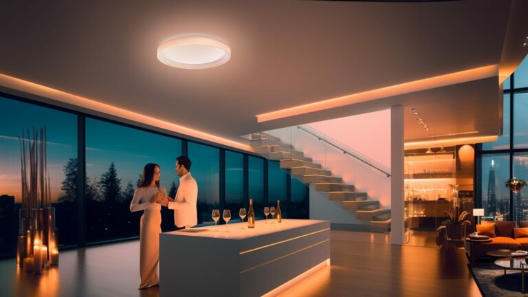 Aqara Ceiling Light T1M illuminates your interior with vivid whites and gradient colors