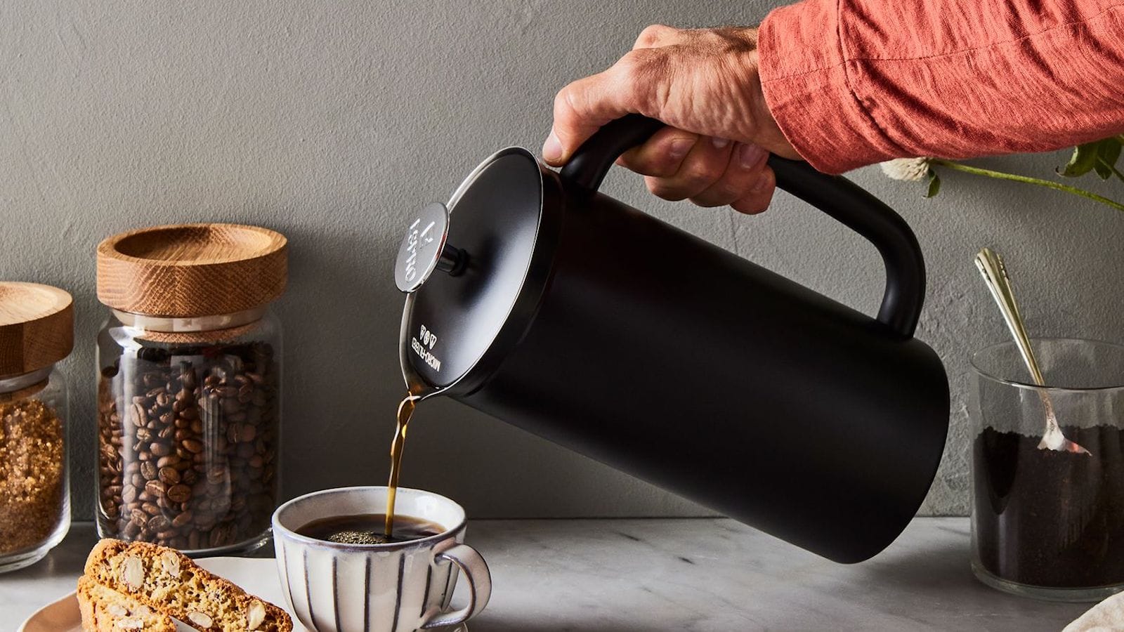 ESPRO P7 French Press brews smooth, grit-free batches