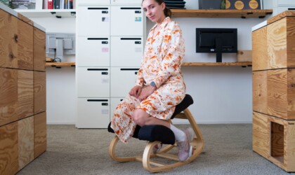 NOBEL 2.0 Ergonomic Kneeling Chair for upright posture encourages active sitting in style