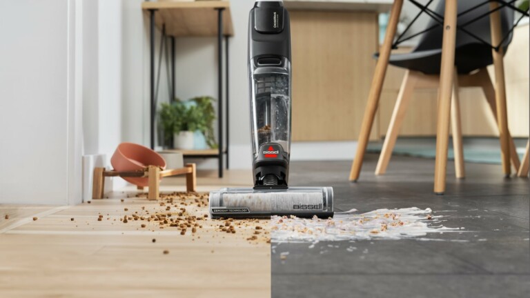 Bissell CrossWave OmniForce wet dry vacuum tackles crumbs and spills in a cordless design