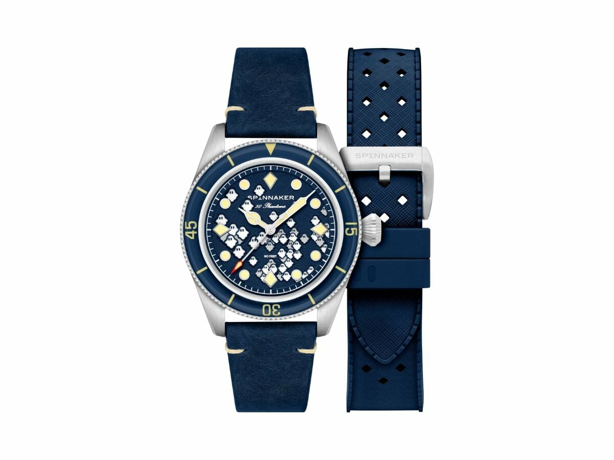 Spinnaker Fleuss Automatic Second Phantom Blue Edition Watch is an exciting collab Spinnaker Fleuss Automatic Second Phantom Blue Edition Watch is an exciting collab