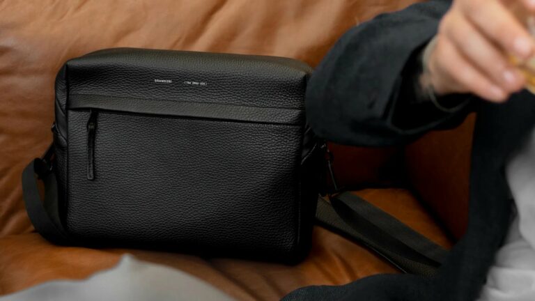GRAMS28 City Pack 154 leather sling bag is a stylish companion for the urban jungle