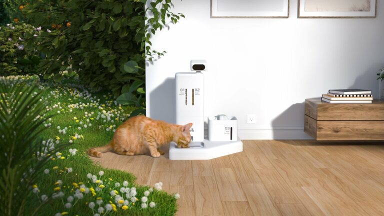 LapiPet remote pet care device is an all-in-one solution for feeding and monitoring