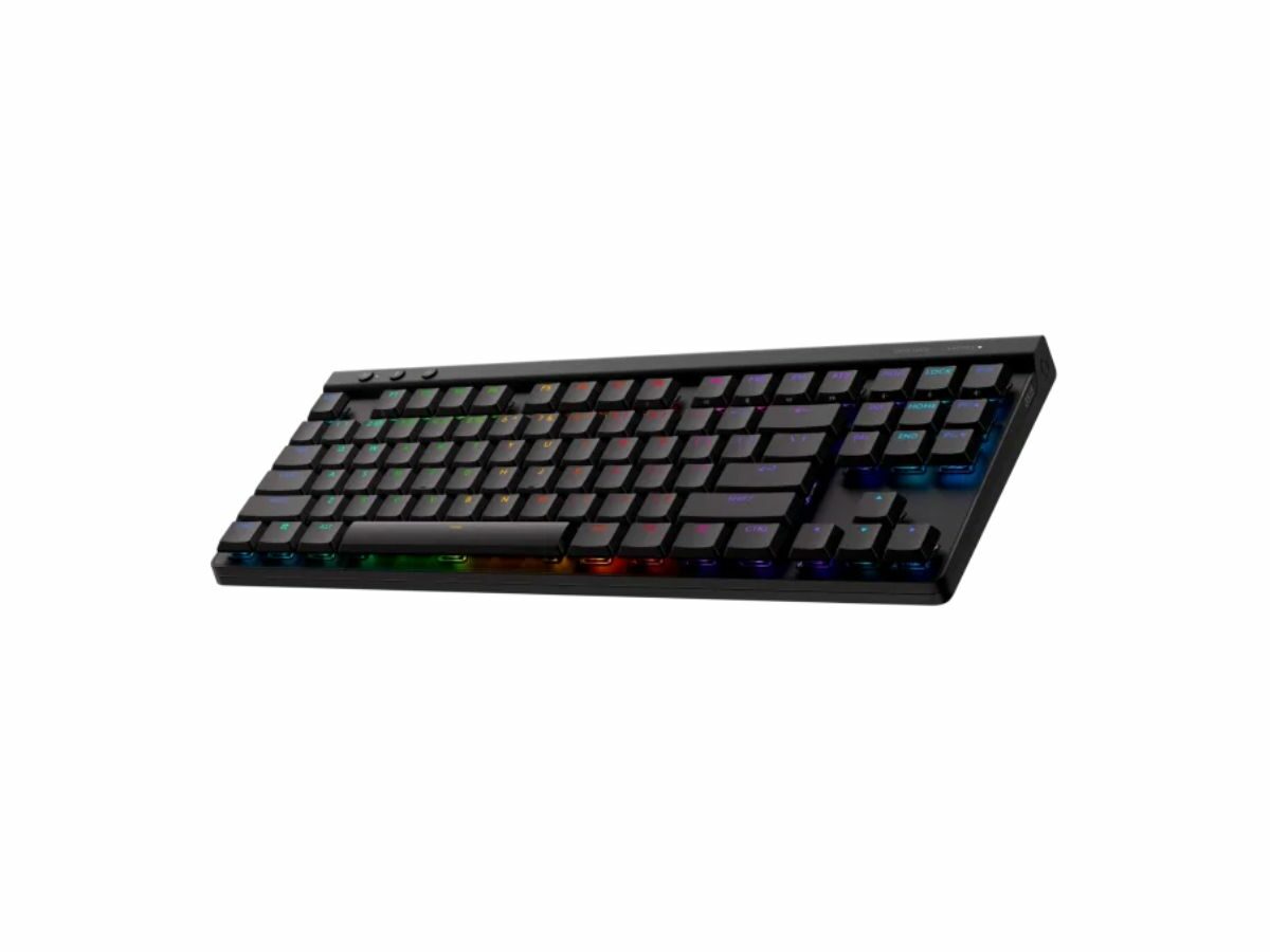 Logitech G G515 LIGHTSPEED TKL wireless gaming keyboard has a low-profile, modern design