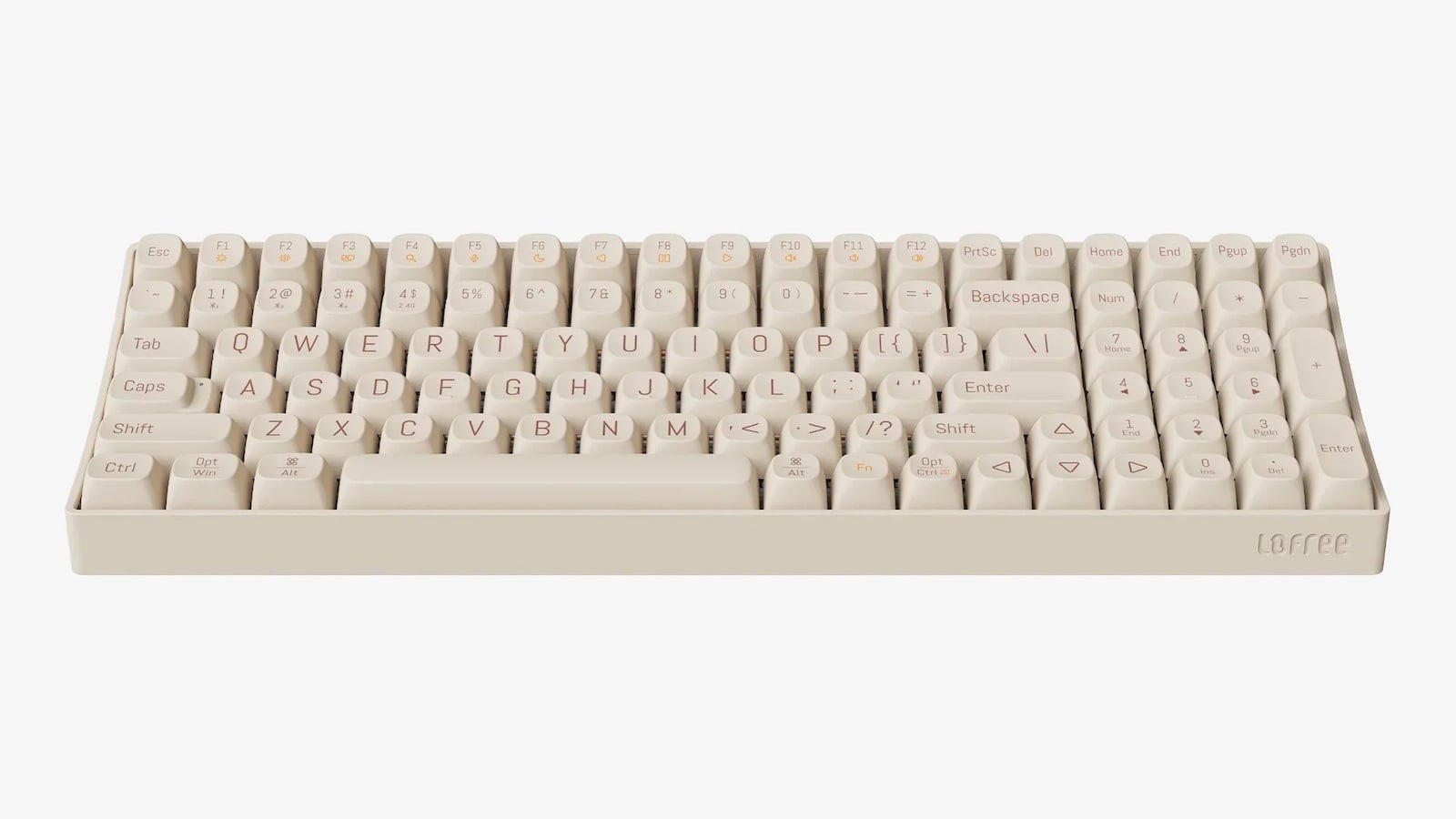 Lofree Touch Tofu100 stylish mechanical keyboard offers precision