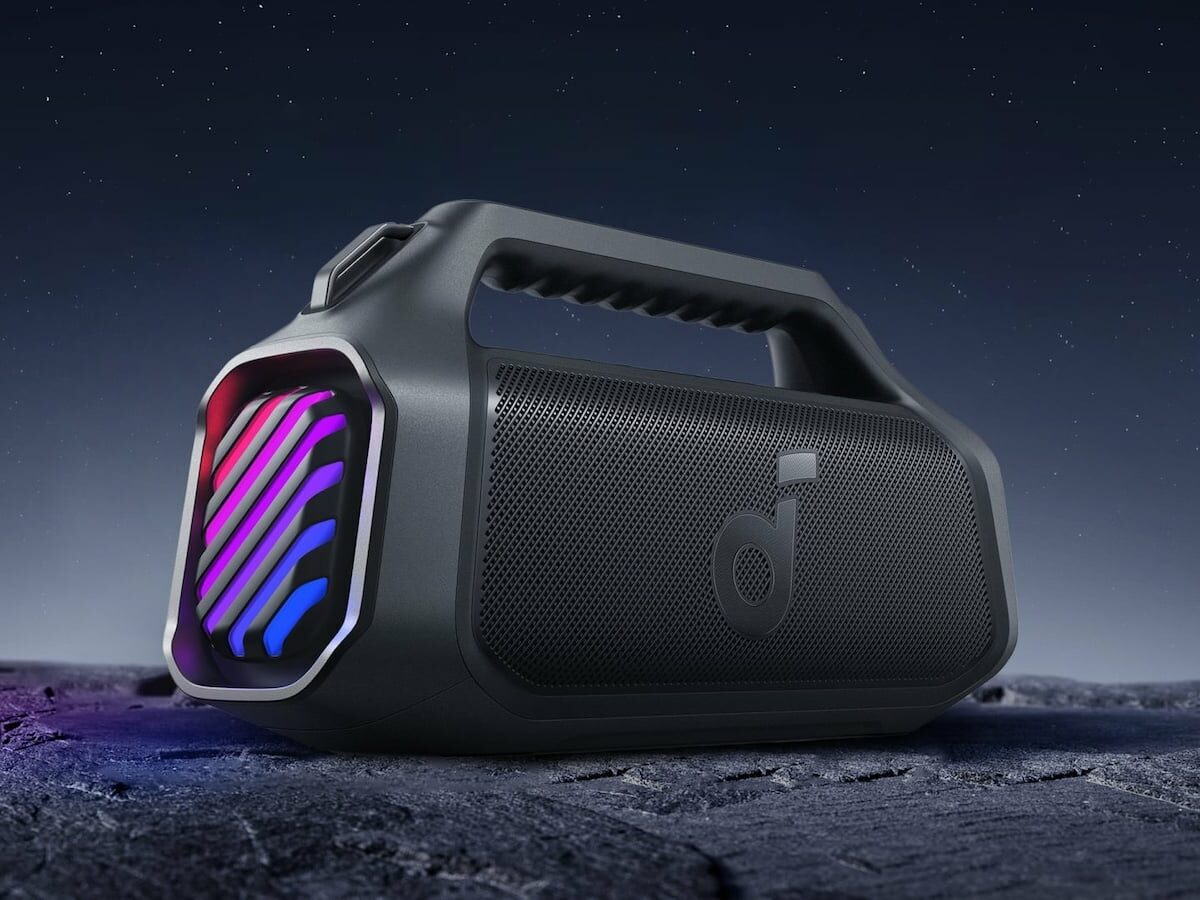 The Soundcore Boom 2 Plus outdoor speaker with bass Bluetooth is compact and delivers powerful sound